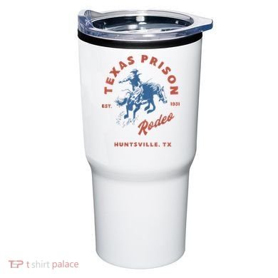 Texas Prison Rodeo Cowboy Western Tumbler