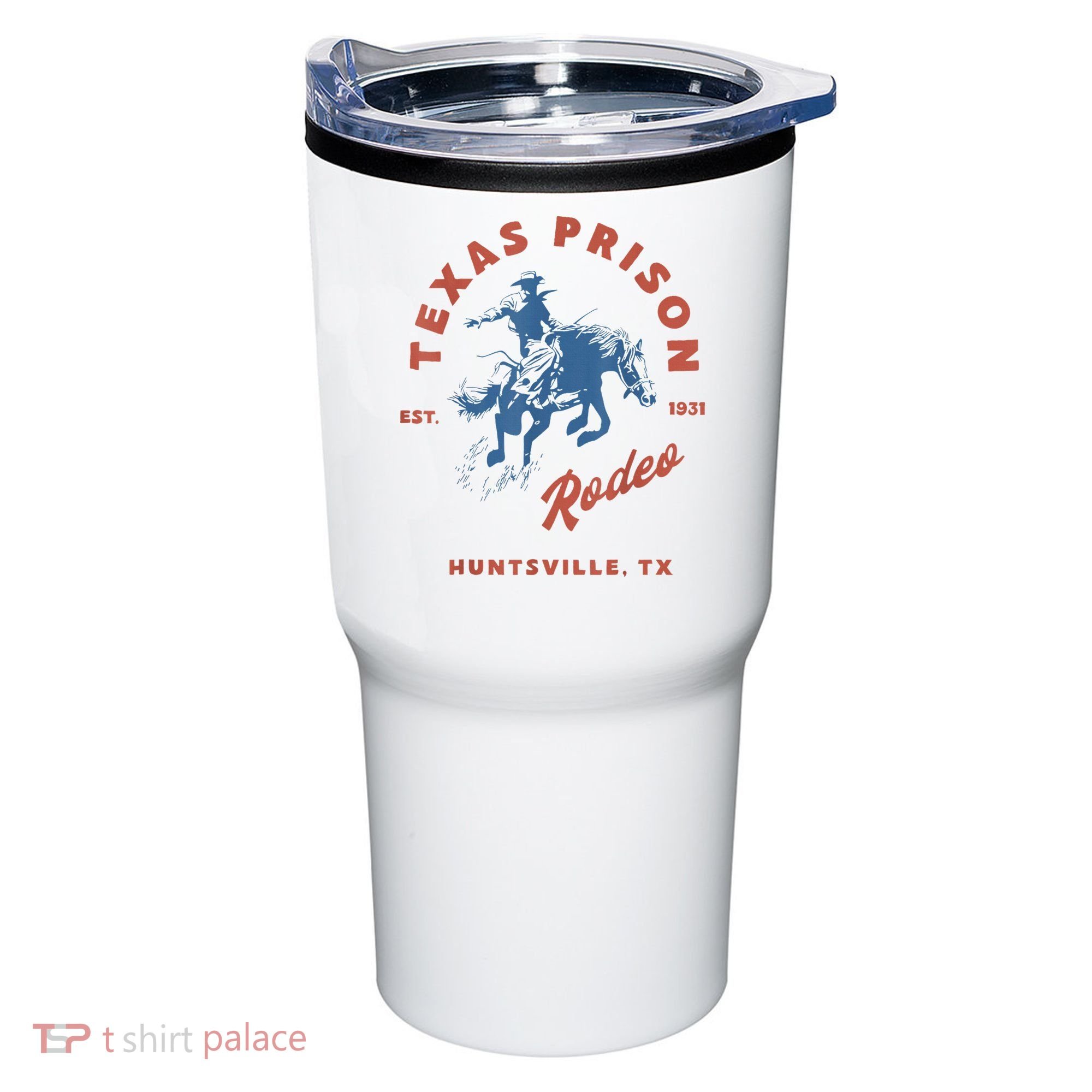 Texas Prison Rodeo Cowboy Western Tumbler
