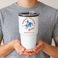 Texas Prison Rodeo Cowboy Western Tumbler thumb 2