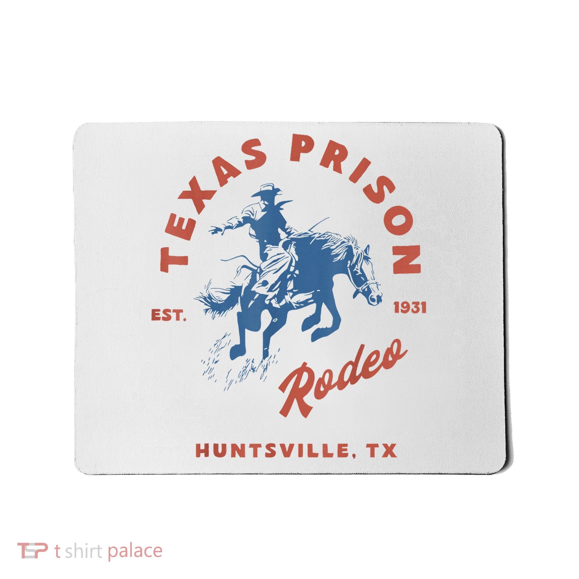 Texas Prison Rodeo Cowboy Western Mousepad