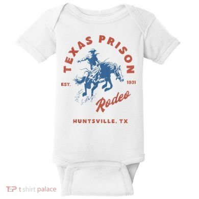 Texas Prison Rodeo Cowboy Western Baby Bodysuit