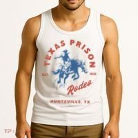 Texas Prison Rodeo Cowboy Western Tank Top thumb 3