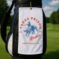 Texas Prison Rodeo Cowboy Western Golf Towel thumb 2