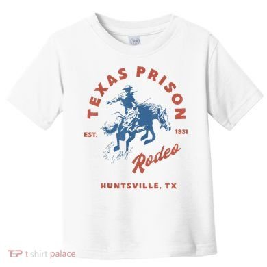 Texas Prison Rodeo Cowboy Western Toddler T-Shirt