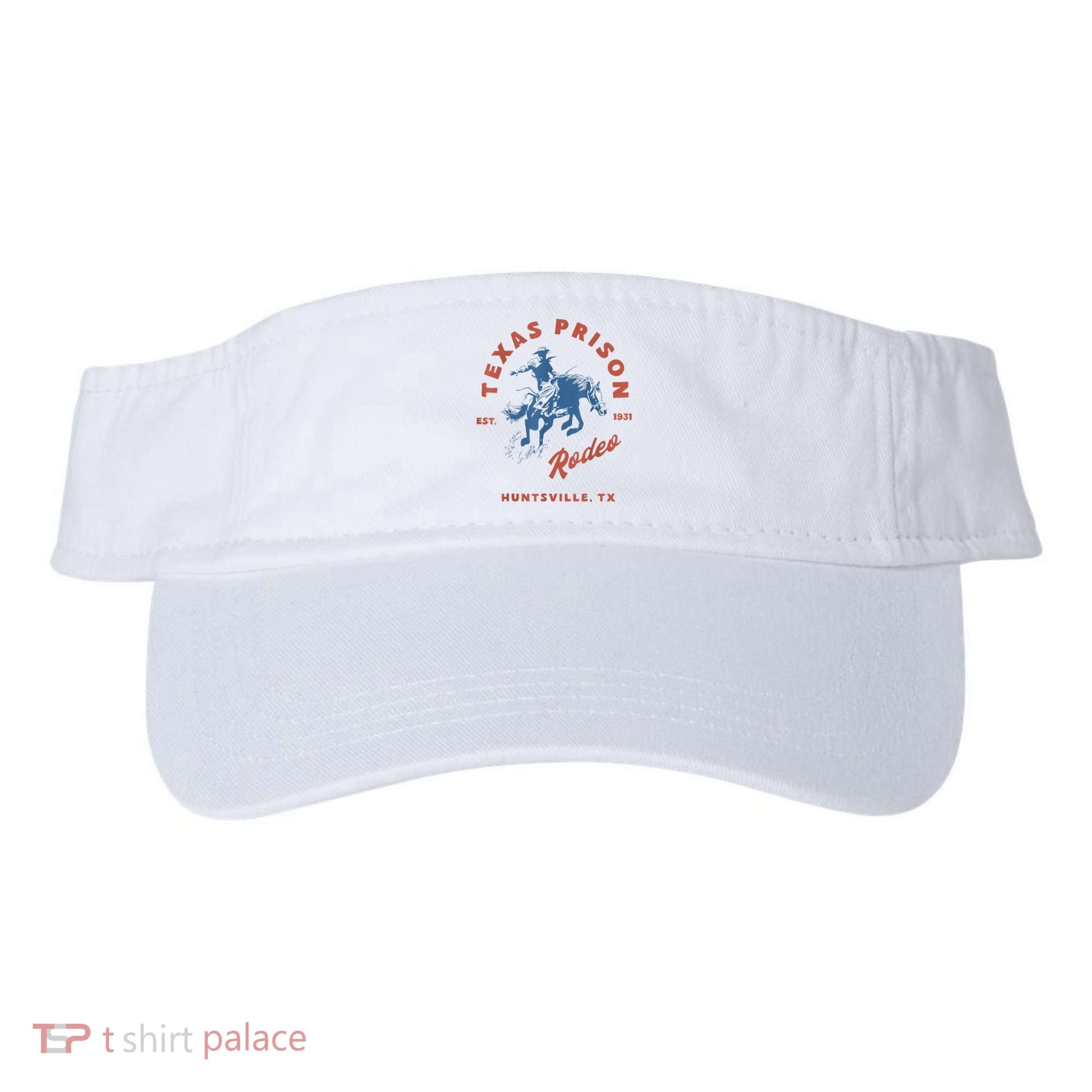 Texas Prison Rodeo Cowboy Western Visor
