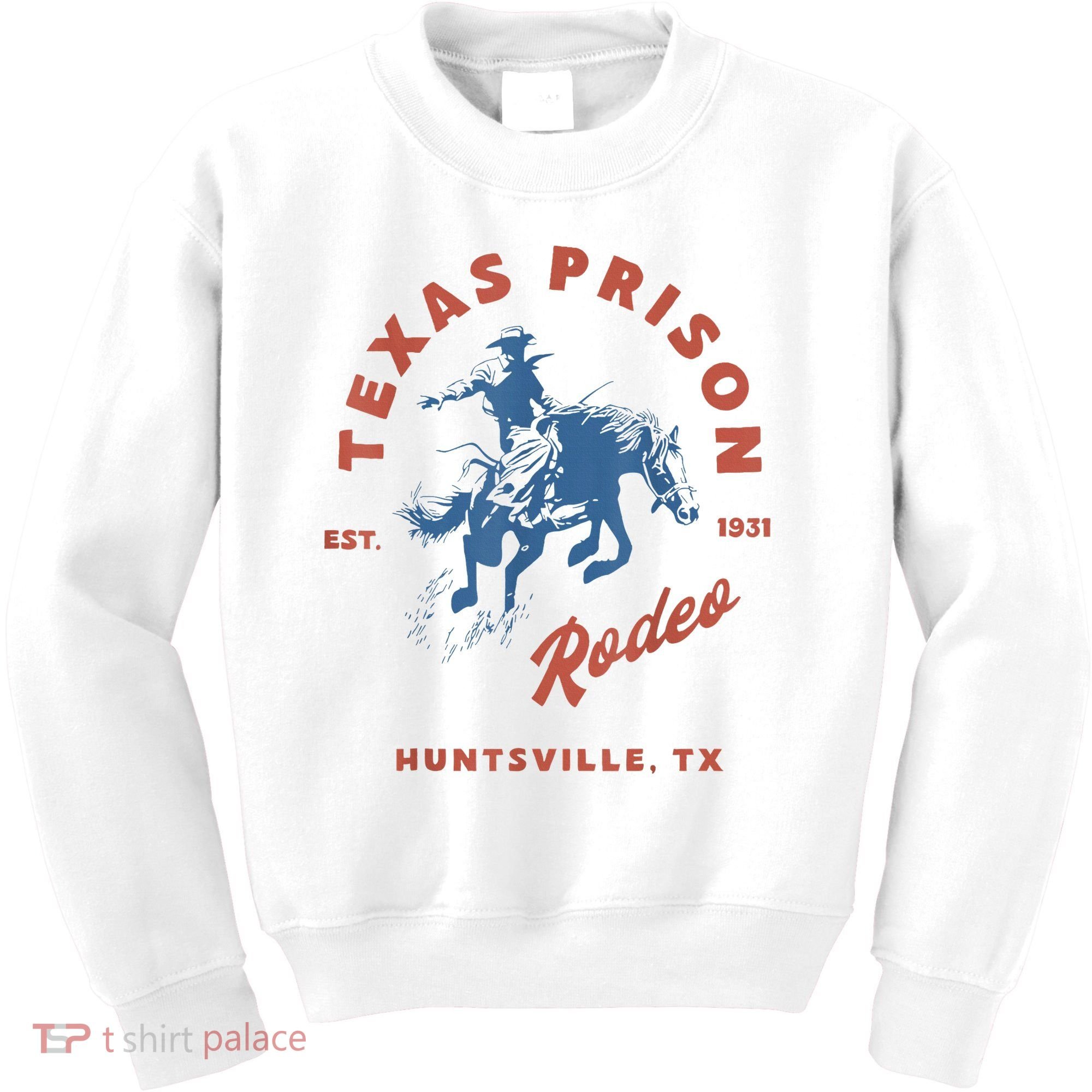Texas Prison Rodeo Cowboy Western Kids Sweatshirt