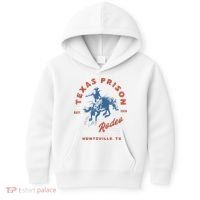 Texas Prison Rodeo Cowboy Western Kids Hoodie thumb 0
