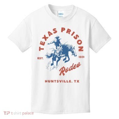 Texas Prison Rodeo Cowboy Western Kids T-Shirt