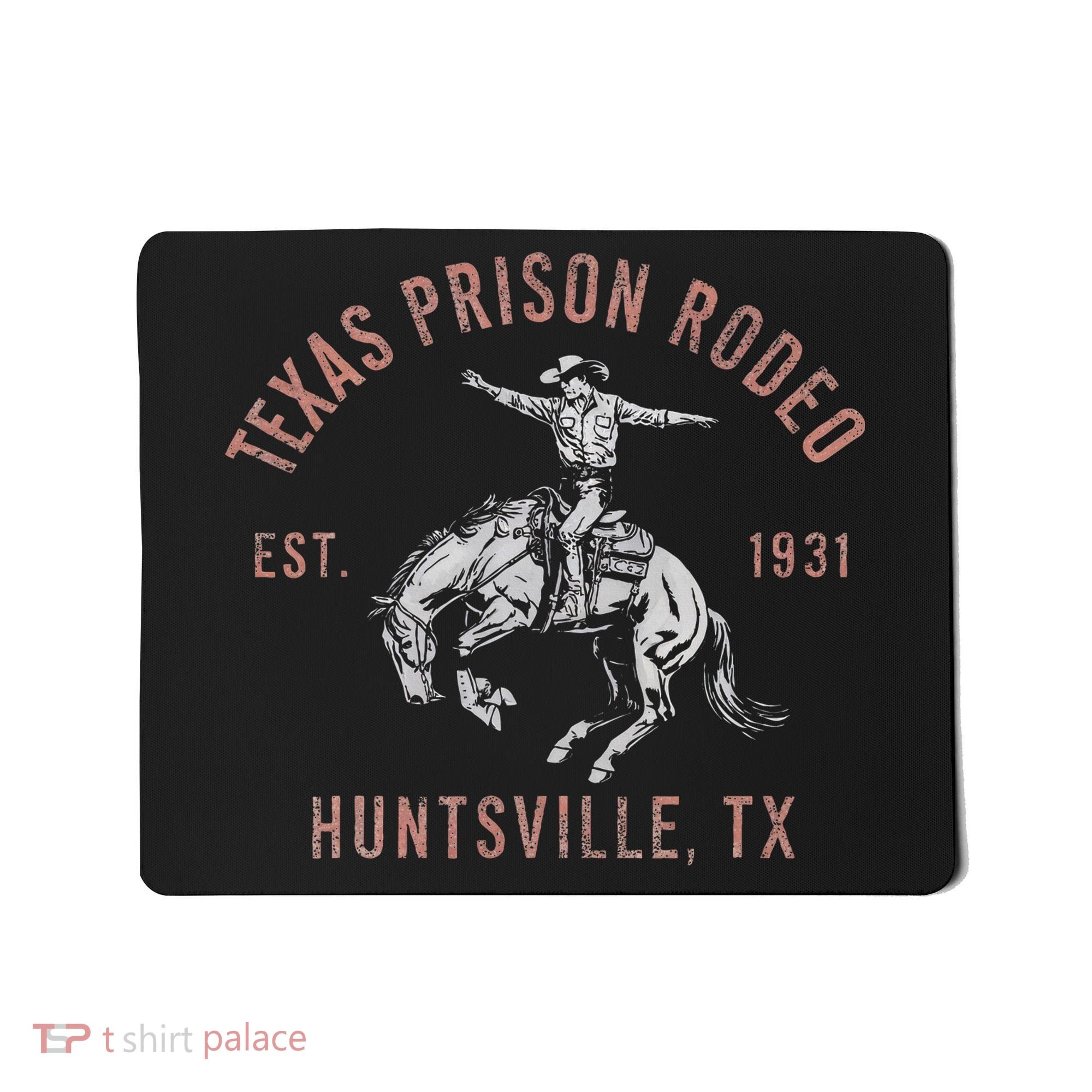 Texas Prison Rodeo Huntsville Est 1931 Mousepad