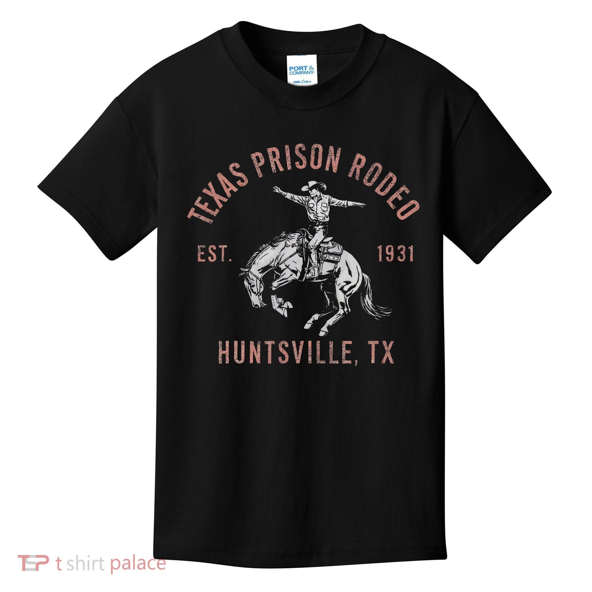Texas Prison Rodeo Huntsville Est 1931 Kids T-Shirt