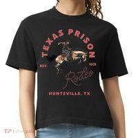 Texas Prison Rodeo Cowboy Western Comfort Colors Boxy T-Shirt thumb 0