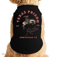 Texas Prison Rodeo Cowboy Western Doggie Tank thumb 0