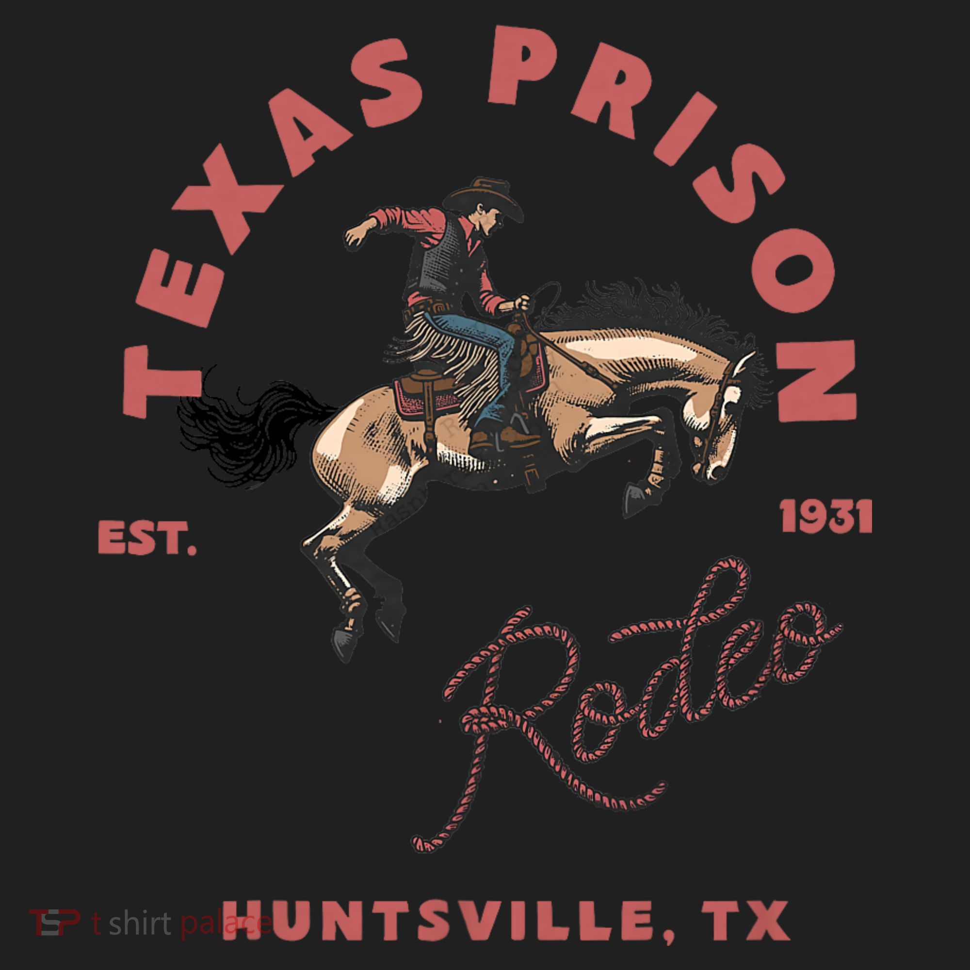 Texas Prison Rodeo Cowboy Western Beanie