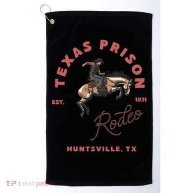 Texas Prison Rodeo Cowboy Western Golf Towel