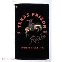 Texas Prison Rodeo Cowboy Western Golf Towel thumb 0