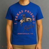 Texas Prison Rodeo Cowboy Western T-Shirt thumb 3