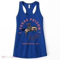Texas Prison Rodeo Cowboy Western Women's Tank Top thumb 0