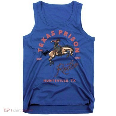 Texas Prison Rodeo Cowboy Western Tank Top