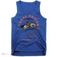Texas Prison Rodeo Cowboy Western Tank Top thumb 0
