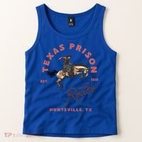 Texas Prison Rodeo Cowboy Western Tank Top thumb 2