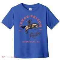 Texas Prison Rodeo Cowboy Western Toddler T-Shirt thumb 0