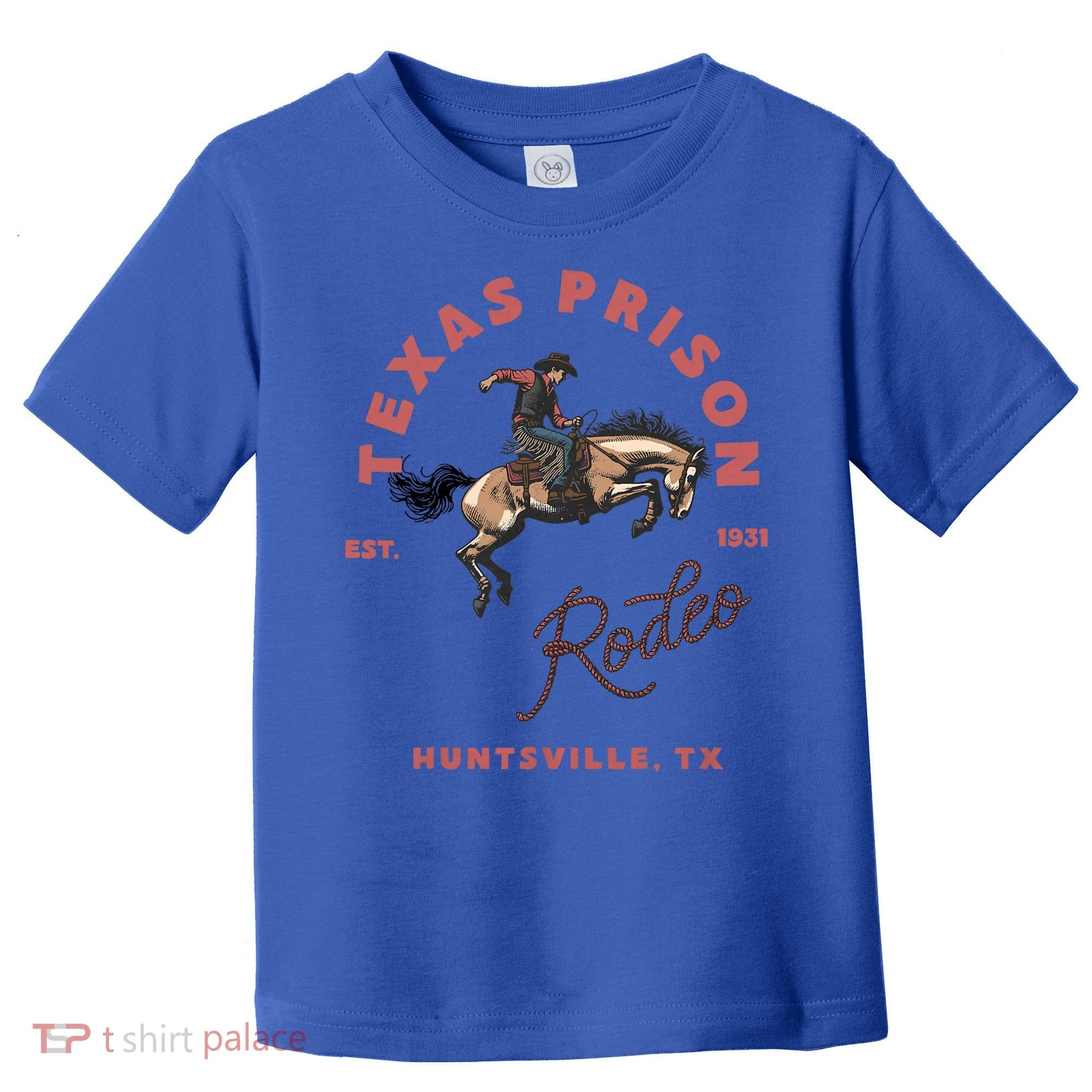 Texas Prison Rodeo Cowboy Western Toddler T-Shirt