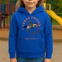 Texas Prison Rodeo Cowboy Western Kids Hoodie thumb 3