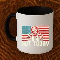 Trump Pennsylvania Rally Shooting Not Today Coffee Mug thumb 2
