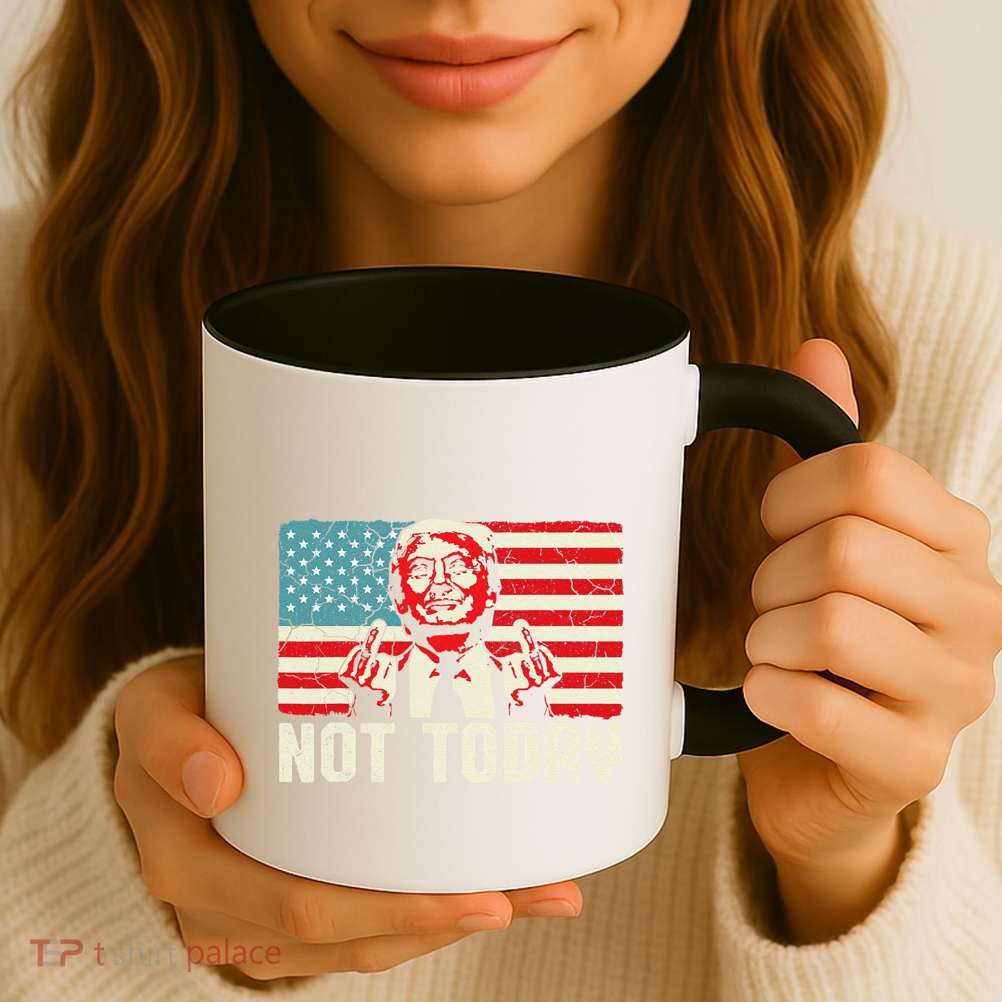 Trump Pennsylvania Rally Shooting Not Today Coffee Mug