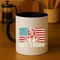 Trump Pennsylvania Rally Shooting Not Today Coffee Mug thumb 4