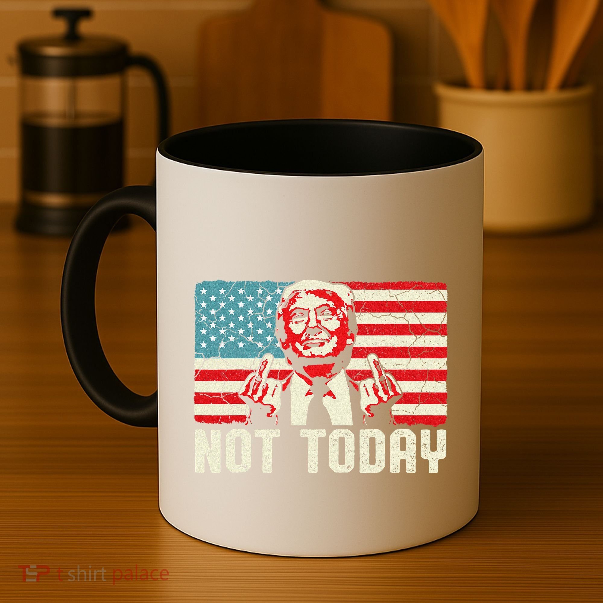 Trump Pennsylvania Rally Shooting Not Today Coffee Mug