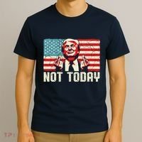 Trump Pennsylvania Rally Shooting Not Today T-Shirt thumb 3