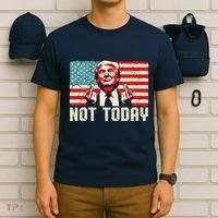 Trump Pennsylvania Rally Shooting Not Today T-Shirt thumb 6