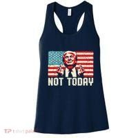 Trump Pennsylvania Rally Shooting Not Today Women's Tank Top thumb 0