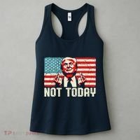 Trump Pennsylvania Rally Shooting Not Today Women's Tank Top thumb 3