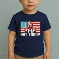 Trump Pennsylvania Rally Shooting Not Today Toddler T-Shirt thumb 2