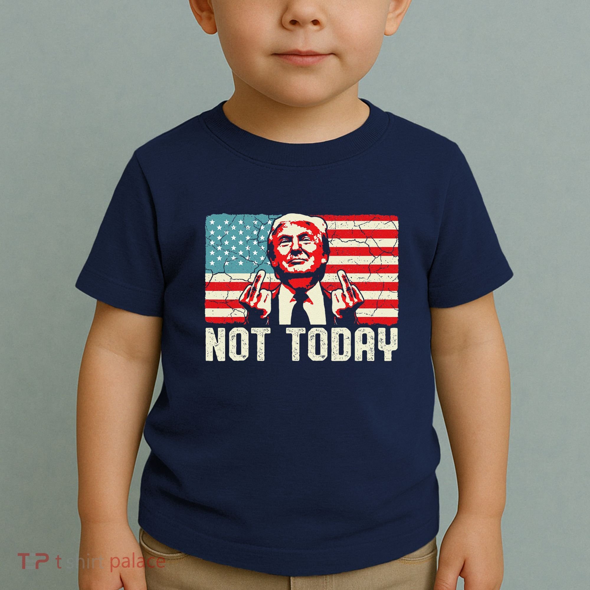 Trump Pennsylvania Rally Shooting Not Today Toddler T-Shirt
