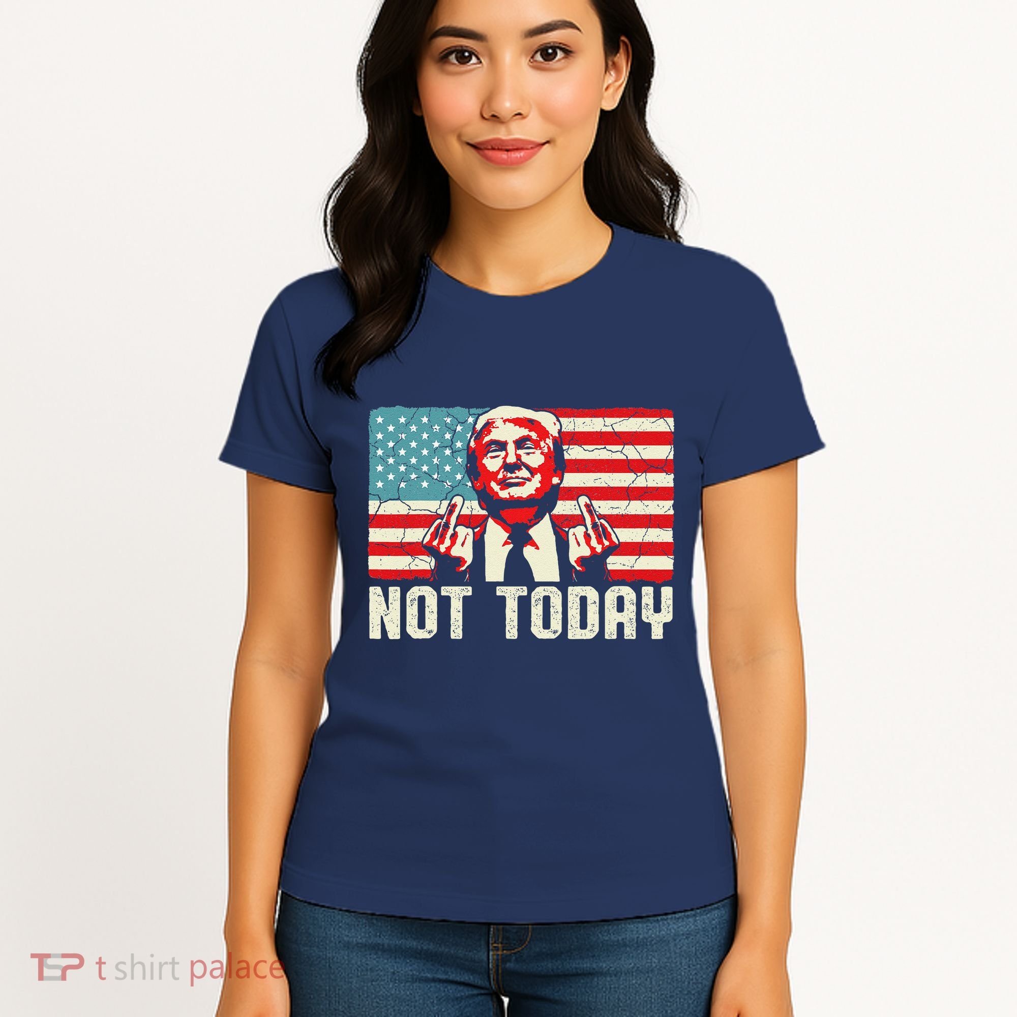 Trump Pennsylvania Rally Shooting Not Today Women's T-Shirt