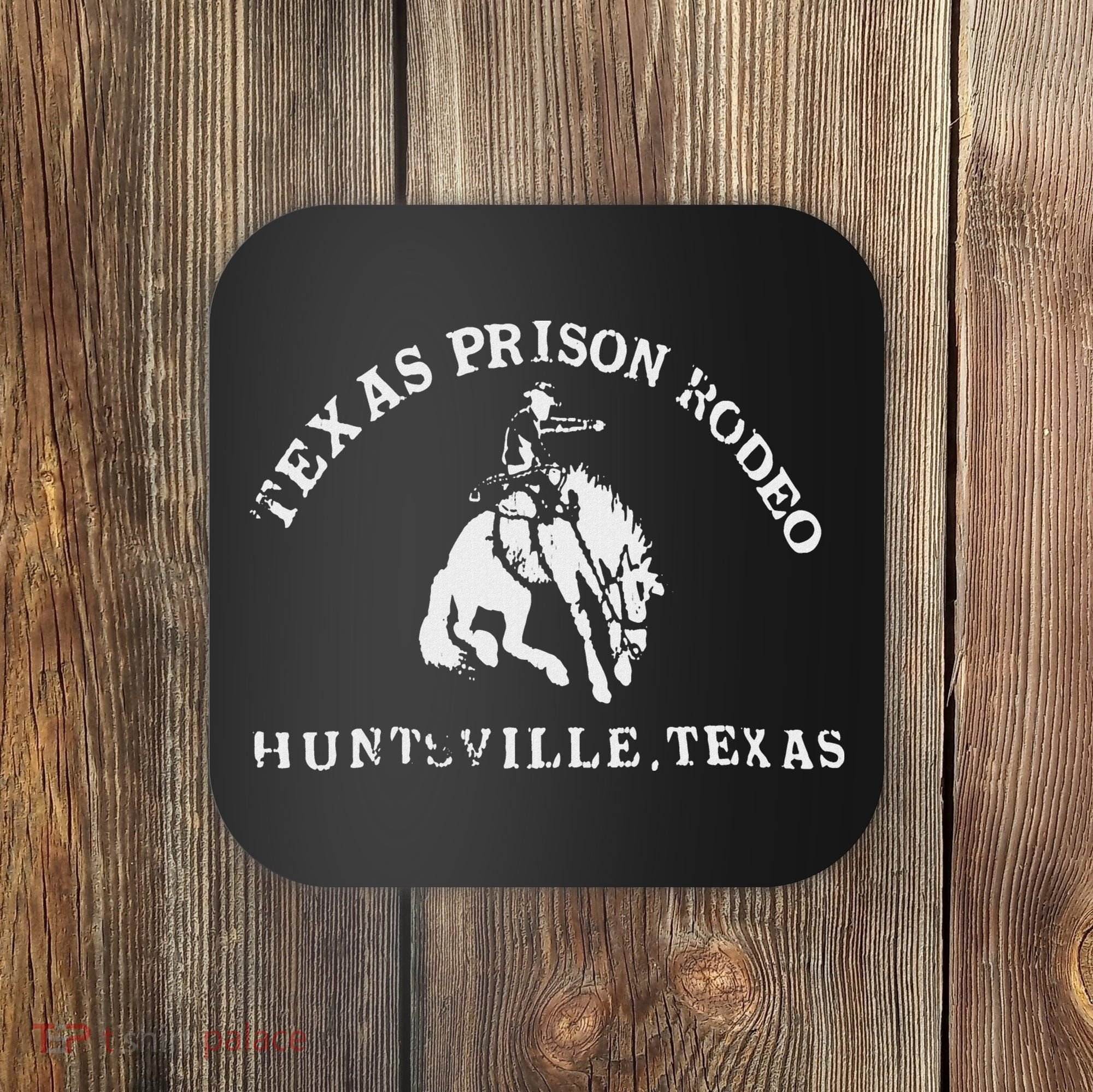 Texas Prison Rodeo Cowboy Western Coaster