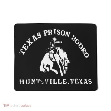 Texas Prison Rodeo Cowboy Western Mousepad