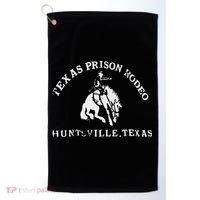 Texas Prison Rodeo Cowboy Western Golf Towel thumb 0