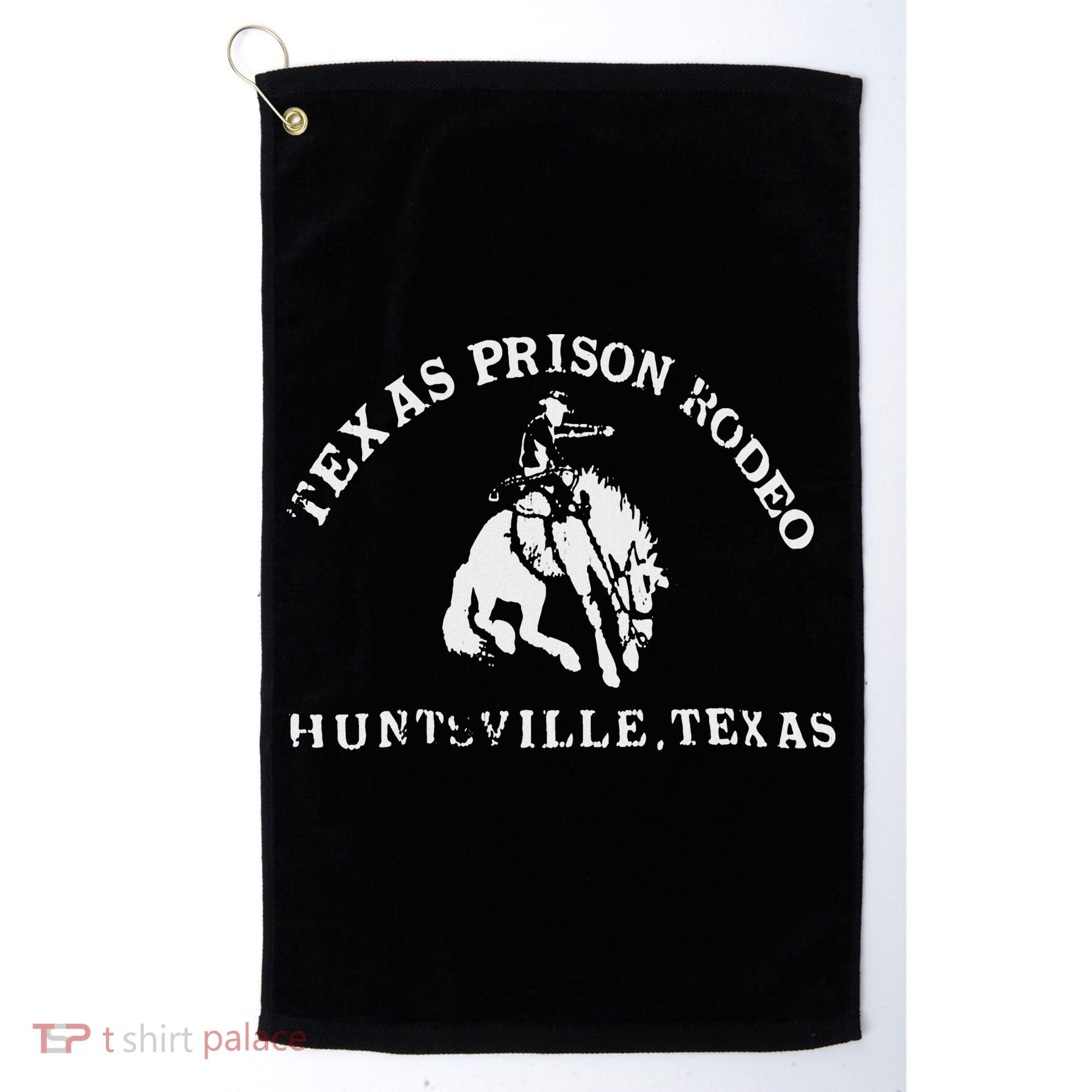 Texas Prison Rodeo Cowboy Western Golf Towel