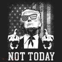 Trump Pennsylvania Rally Shooting Not Today Women's Sweatshirt thumb 2