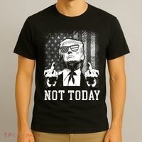 Trump Pennsylvania Rally Shooting Not Today T-Shirt thumb 3