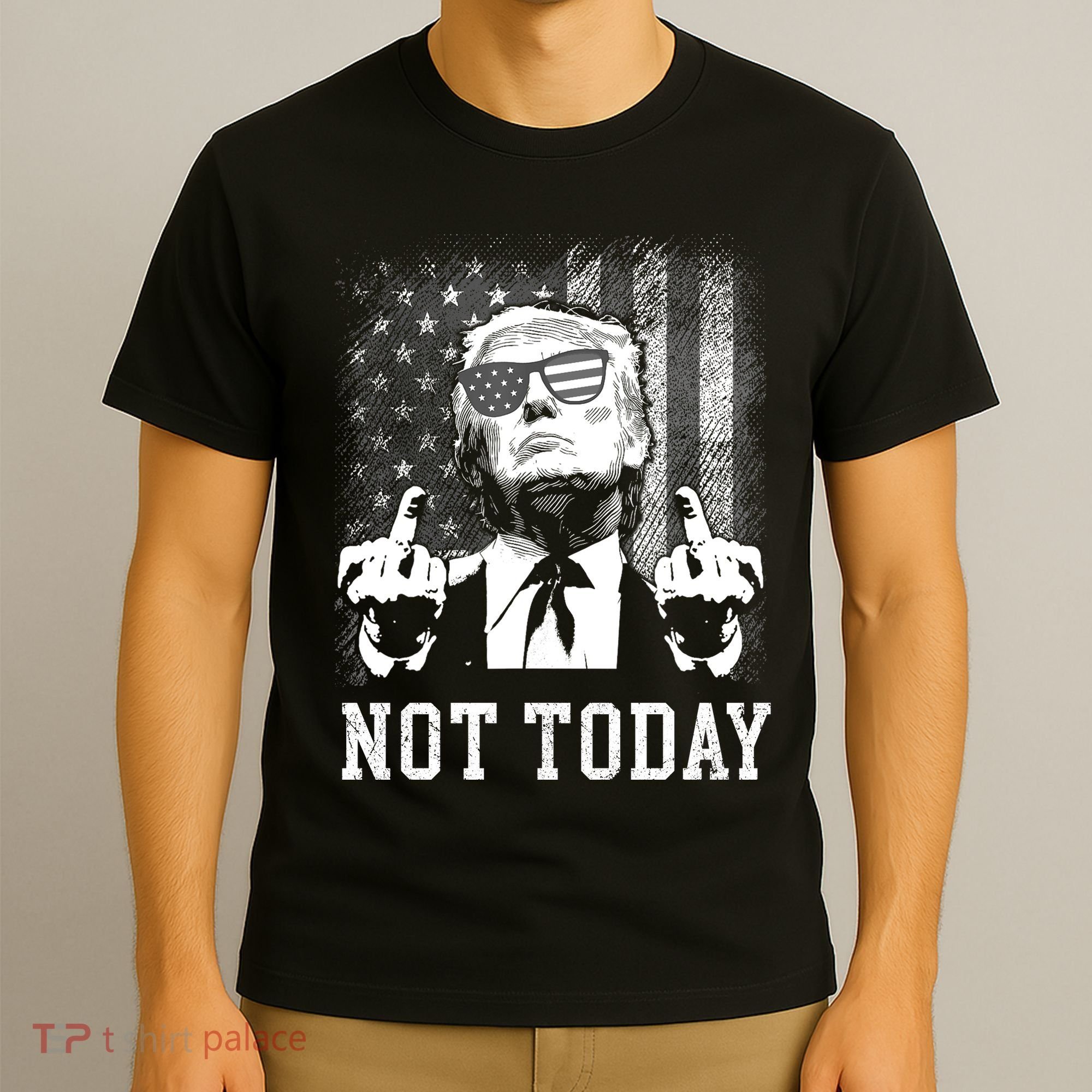 Trump Pennsylvania Rally Shooting Not Today T-Shirt