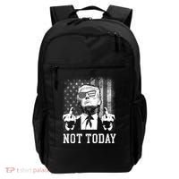 Trump Pennsylvania Rally Shooting Not Today Backpack thumb 0