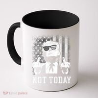 Trump Pennsylvania Rally Shooting Not Today Coffee Mug thumb 0
