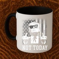 Trump Pennsylvania Rally Shooting Not Today Coffee Mug thumb 2