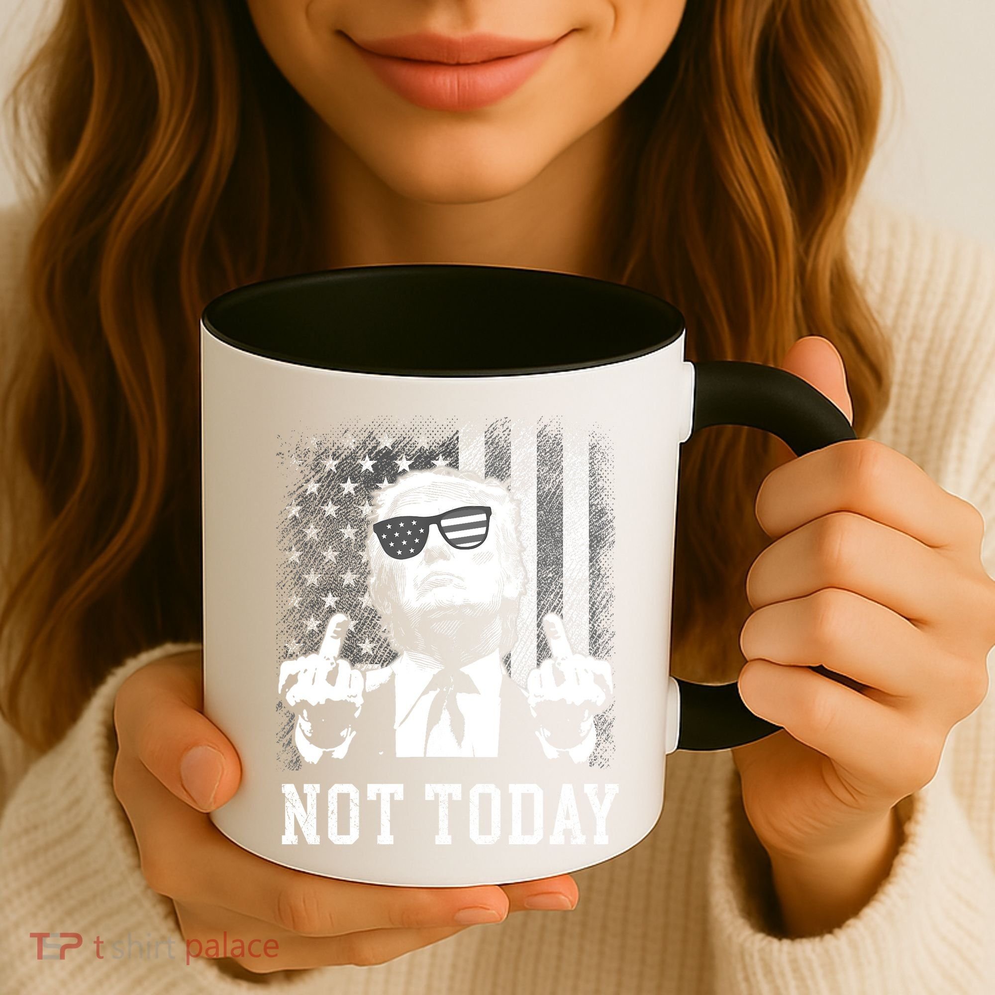 Trump Pennsylvania Rally Shooting Not Today Coffee Mug
