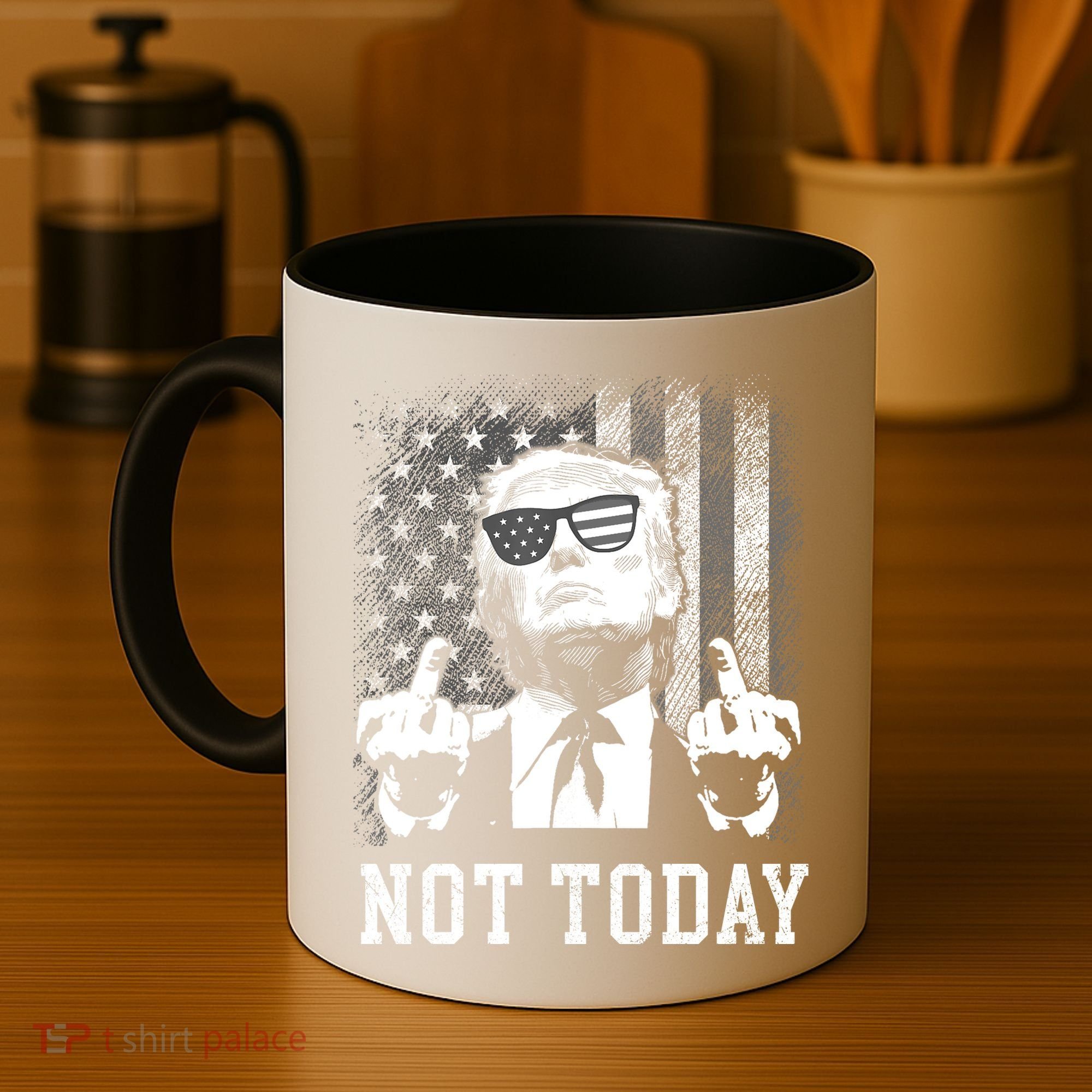 Trump Pennsylvania Rally Shooting Not Today Coffee Mug